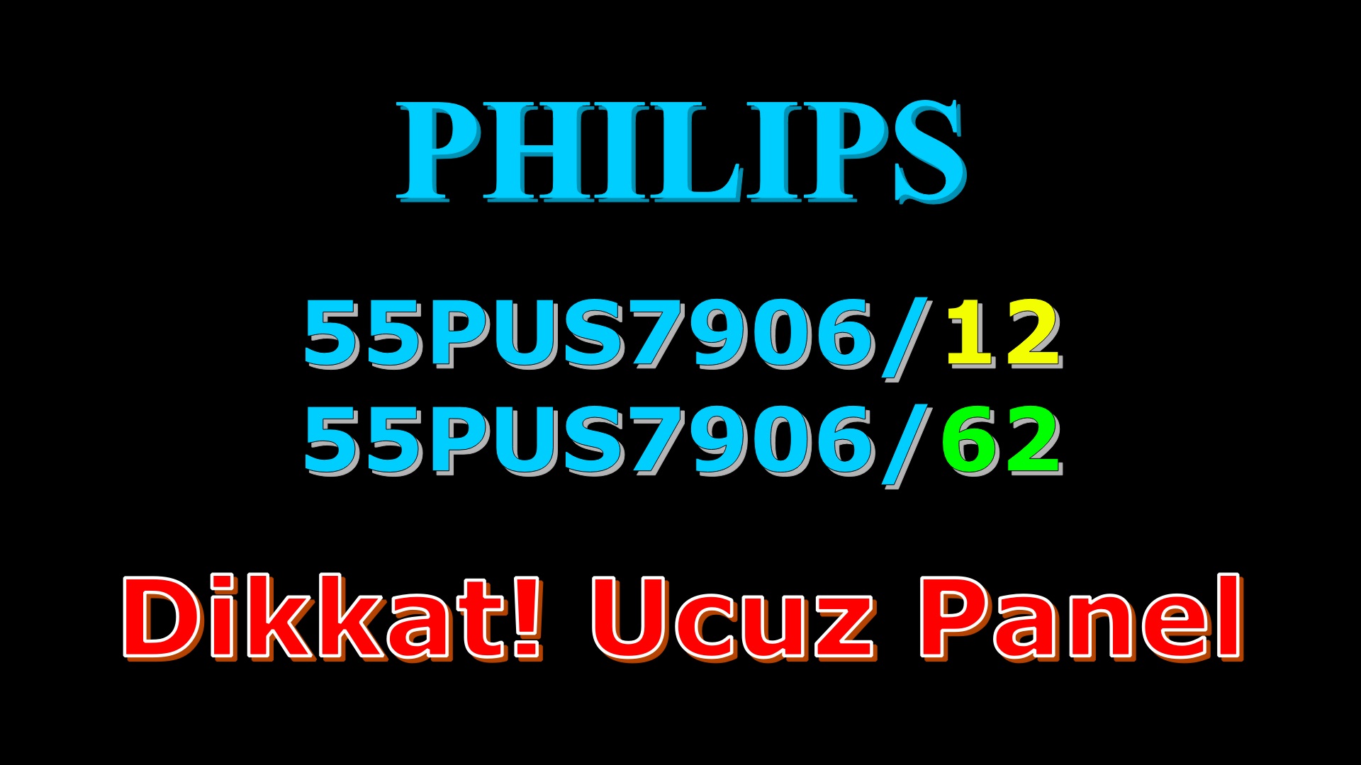 Philips 55PUS7906 Panel Özellikleri