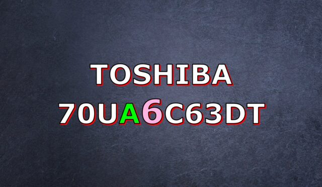 Toshiba 70UA6C63DT Teknik Özellikler