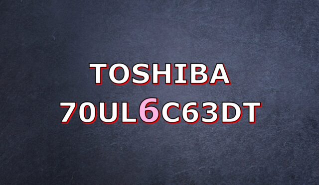 Toshiba 70UL6C63DT
