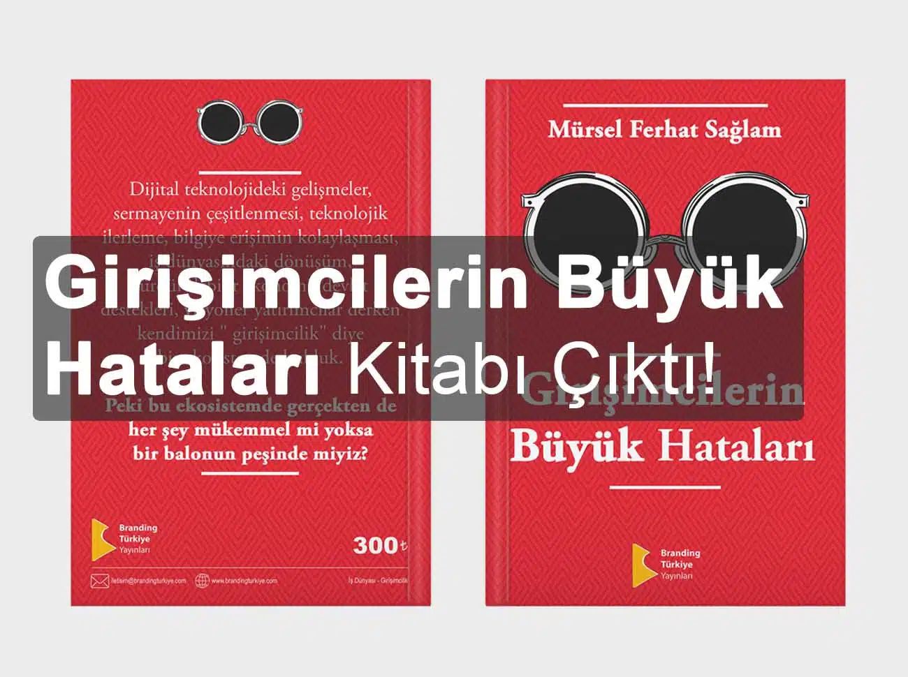 Girişimcilerin Büyük Hataları Kitabı Çıktı!