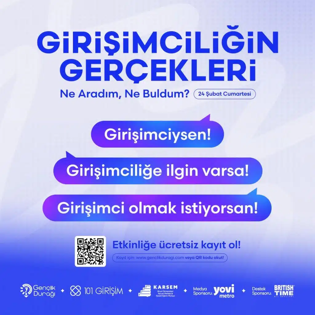 Girişimciliğin Gerçekleri: Ne Umdum? Ne Buldum? Etkinliği 24 Şubat'ta! 1 | İnceleriz Bilinçli Tüketici Rehberi: Tarafsız Ürün, Yapay Zeka ve Teknoloji İncelemeleri 1708528662078