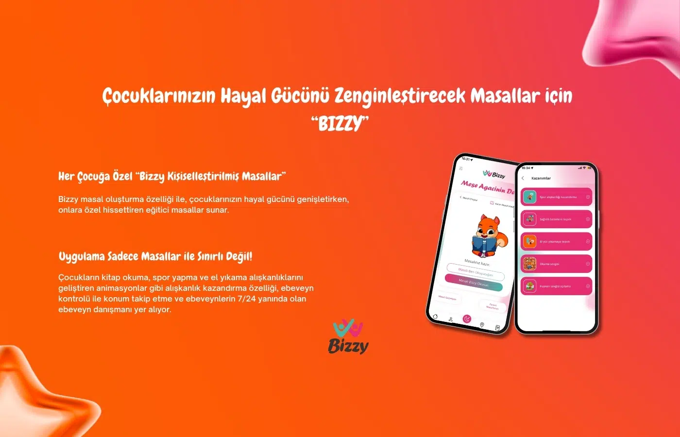 Çocuklarınızın Hayal Gücünü Zenginleştirecek Masallar için “Bizzy”