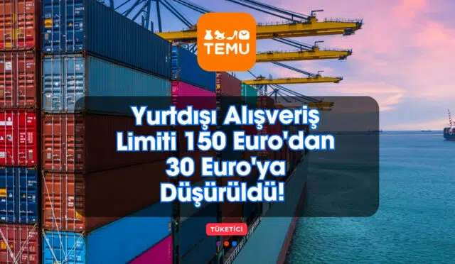 Temu Yurtdışı Alışveriş Limiti 30 Euro