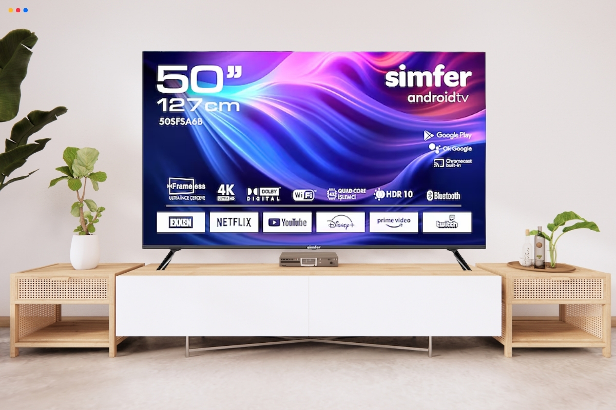 Simfer 50SFSA6B Android TV Fiyat Yorum İnceleme Teknik Özellikler