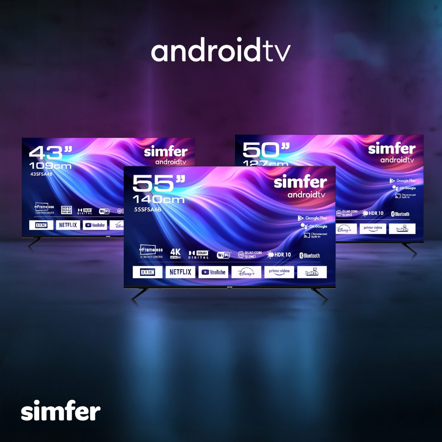 Simfer 43SFSA4B FHD Android TV Fiyat Yorum İnceleme Teknik Özellikler ...