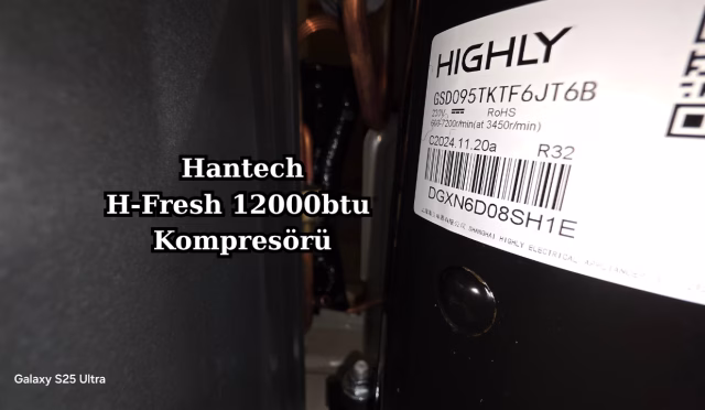Hantech H-Fresh 12000btu Kompresörü